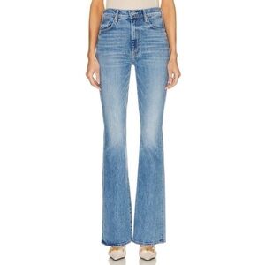 NWT Mother High Waisted Weekend Slice Heel Jeans in Belle De Jour Size 34